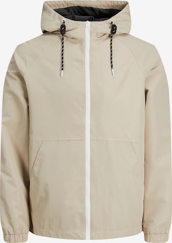 Veste mi-saison 'Luke' JACK & JONES en beige : devant