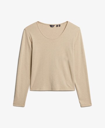 Superdry Shirt in Beige: voorkant