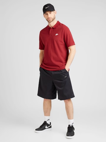 Nike Sportswear Koszulka 'CLUB' w kolorze czerwony