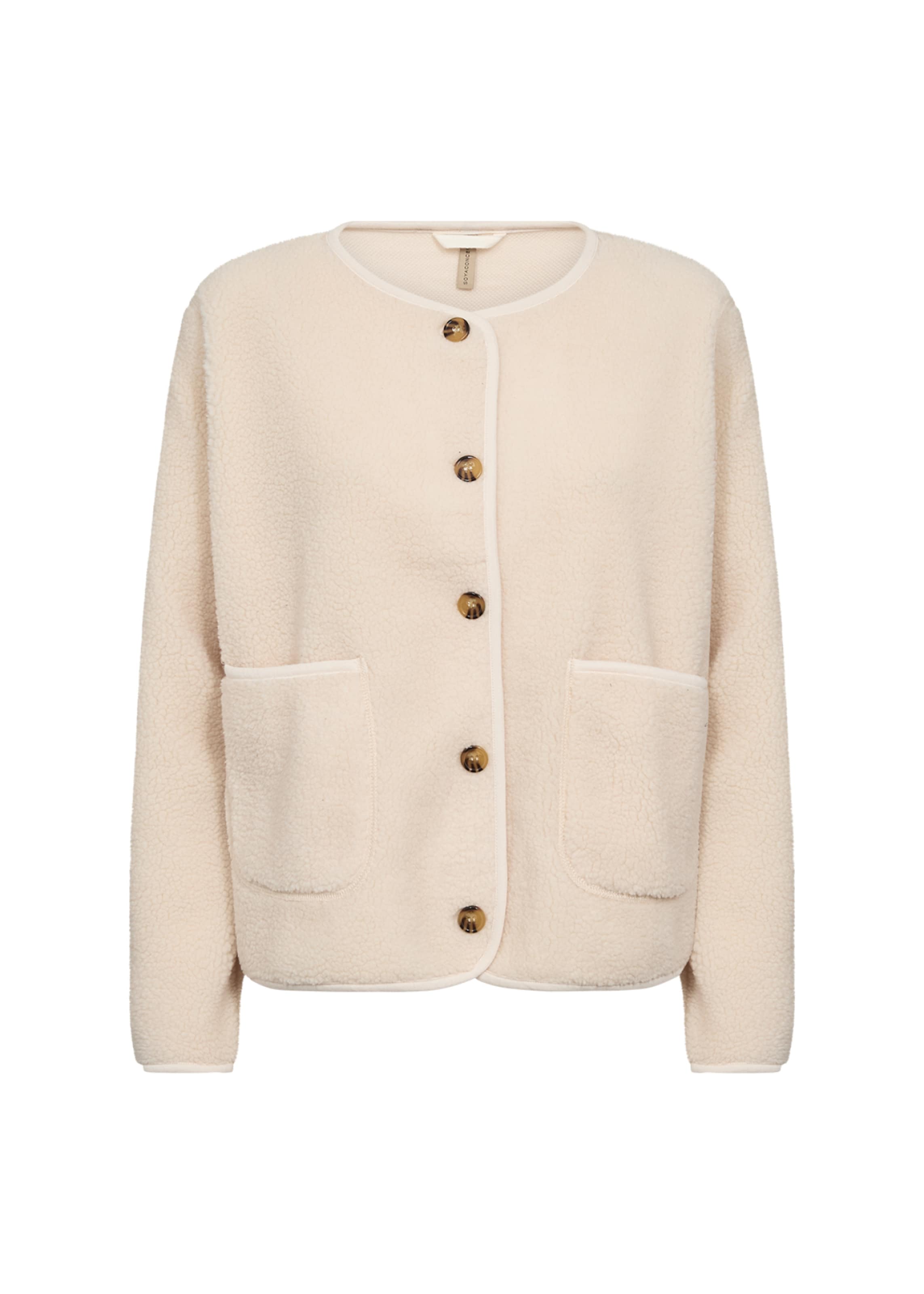 Soyaconcept Strickjacke 'Onyx 2' in Beige: Vorderseite