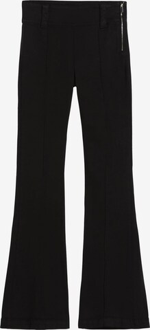 Bershka Bootcut Hose in Schwarz: predná strana