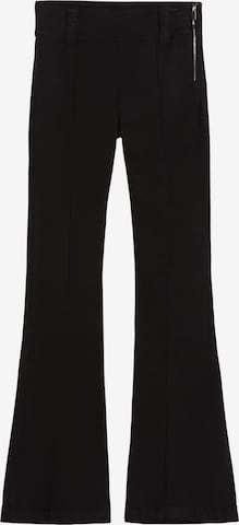 Bershka Bootcut Broek in Zwart: voorkant