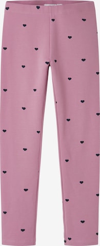 NAME IT Leggings 'NKFDAVINA' in Purple: front