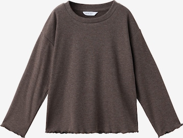 MANGO KIDS Shirt 'CHOCOSET' in Brown: front