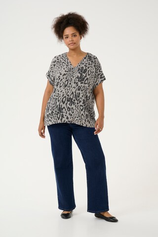 KAFFE CURVE Blouse 'Mille' in Grey