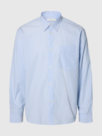 SELECTED - Ajuste regular Camisa en azul