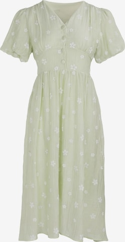 IZIA - Vestido en verde: frente