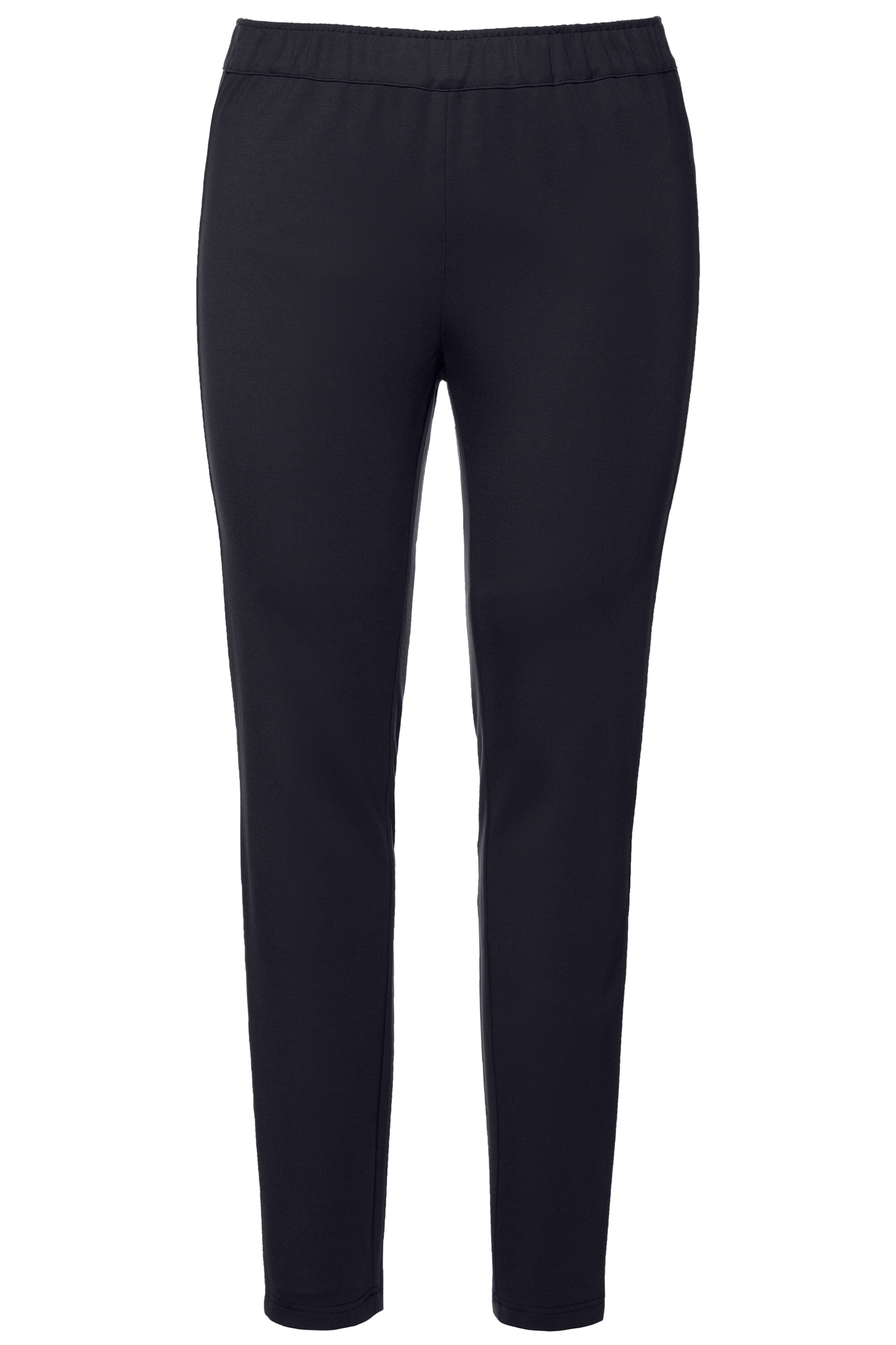Ulla Popken Skinny Leggings in Schwarz: Vorderseite