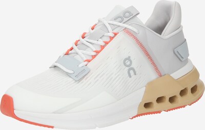 On Sneaker low 'Cloudnova Flux' i grå / orange / hvid, Produktvisning