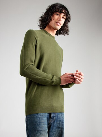 Pull-over 'ELLIOT' MUSTANG en vert : devant