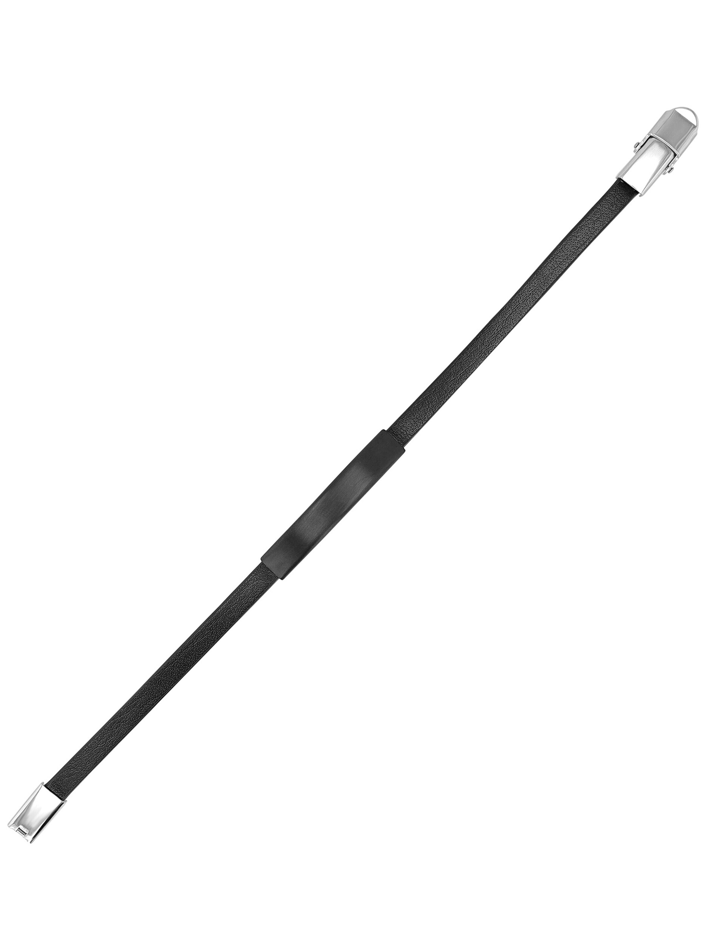 Akzent Bracelet 'Colin, silberfarbig, langlebig' in Black