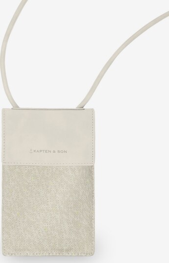 Kapten & Son Smartphonehülle 'Vanso' in kitt / puder, Produktansicht