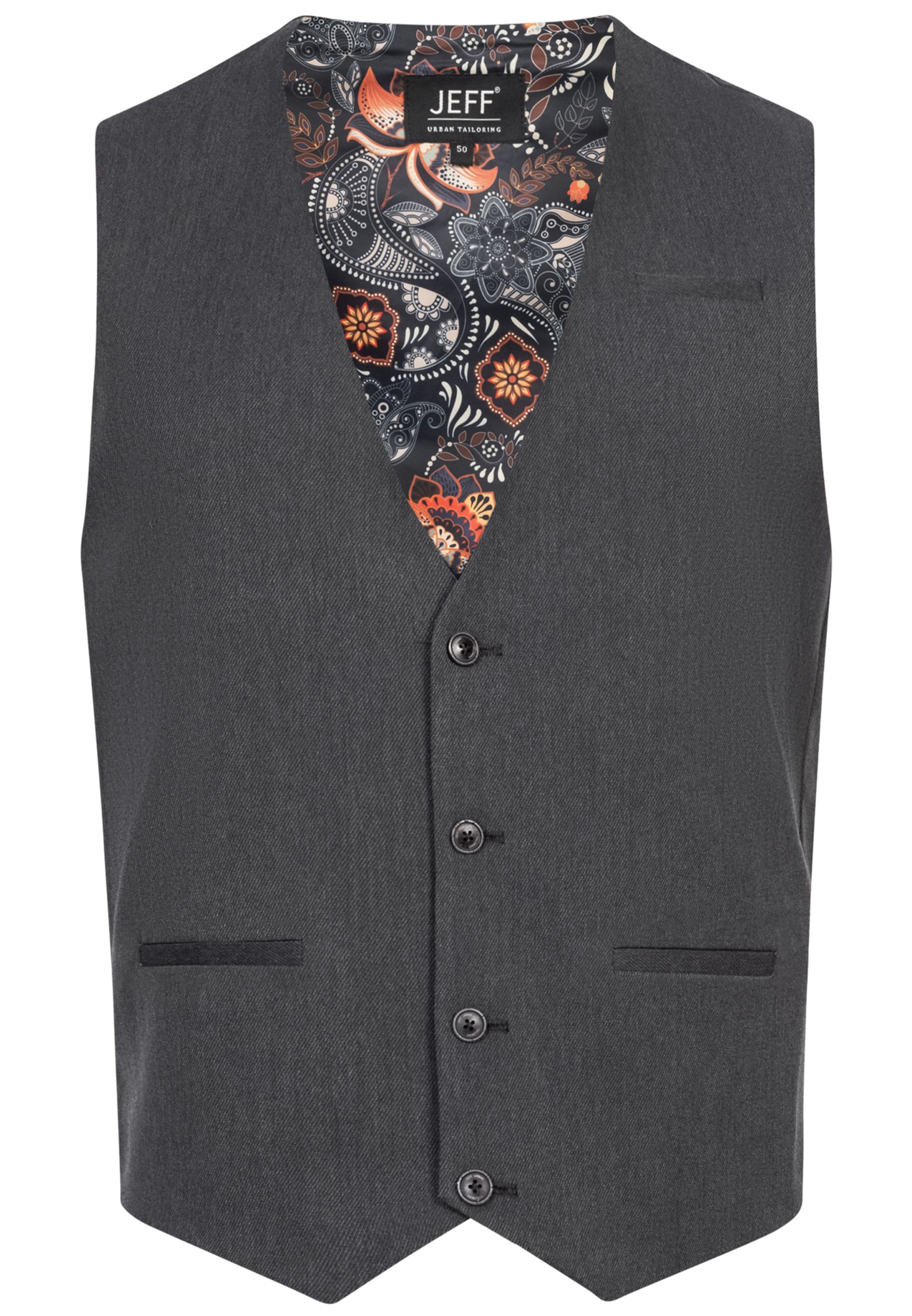 JEFF Gilet ' Nikolaj ' in de kleur Grijs, Productweergave