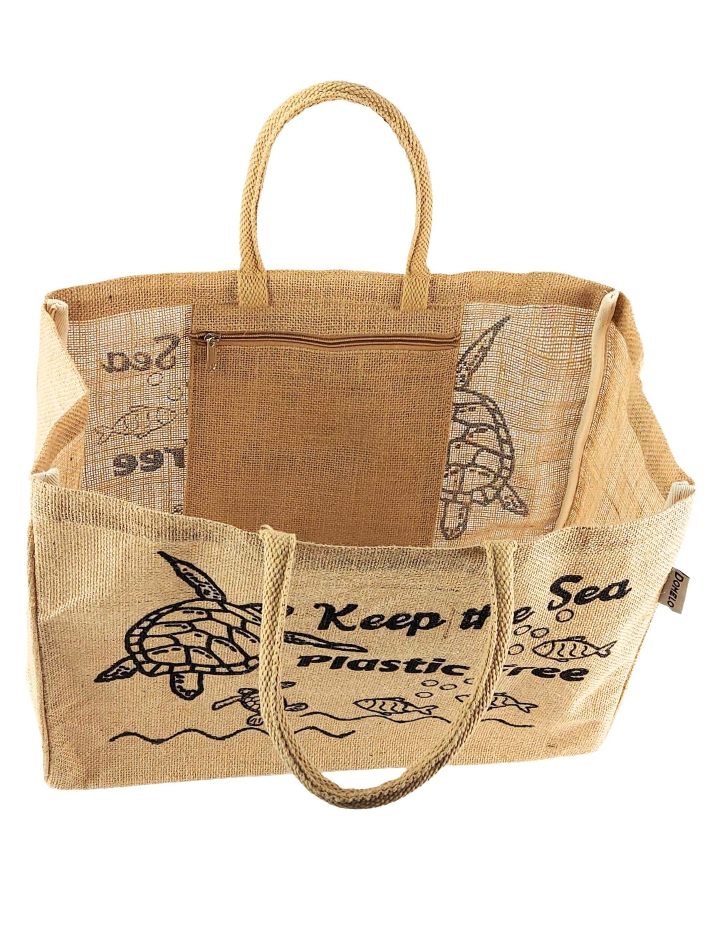 DOMELO Beach Bag 'Domelo' in Beige