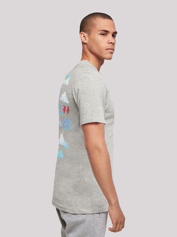F4NT4STIC Shirt 'Happy New Year Level Up 23 Front' in Grijs