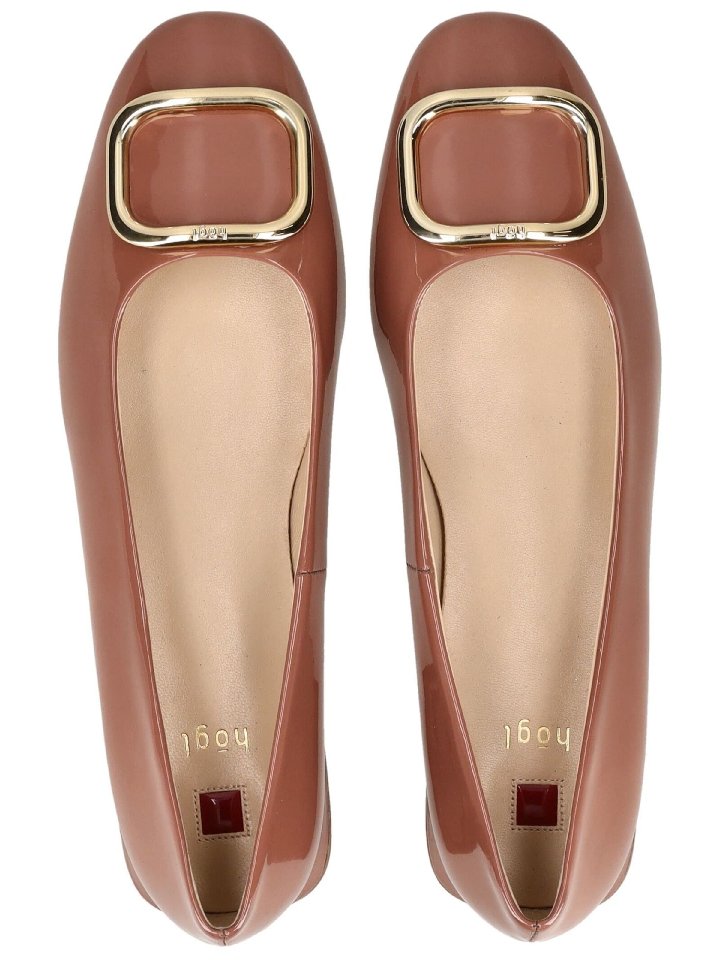 Ballerines 'Victoria' Högl en rose : au dessus
