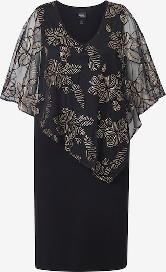 Ulla Popken Kokteilové šaty - zlatá / čierna, Produkt