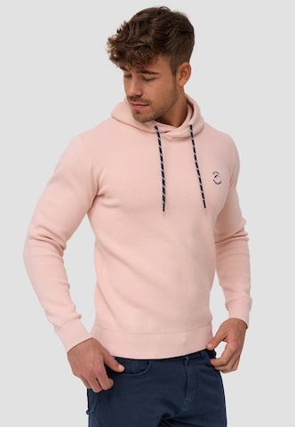 INDICODE JEANS Sweatshirt 'Longview' in Pink