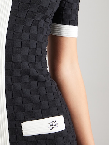 Robes en maille Karl Lagerfeld en noir