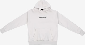 Sweat-shirt Dropsize en blanc : devant