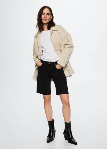 MANGO Jacke in Beige