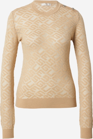 GUESS Sweater 'CHELSEA' in Beige: front