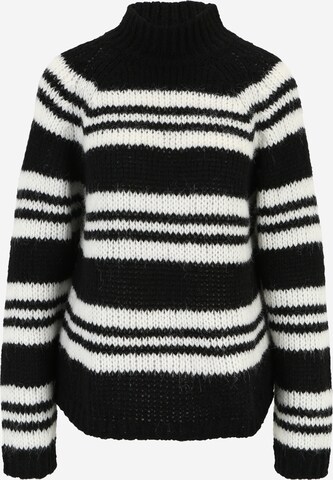 Pieces Tall Sweater in Black: front