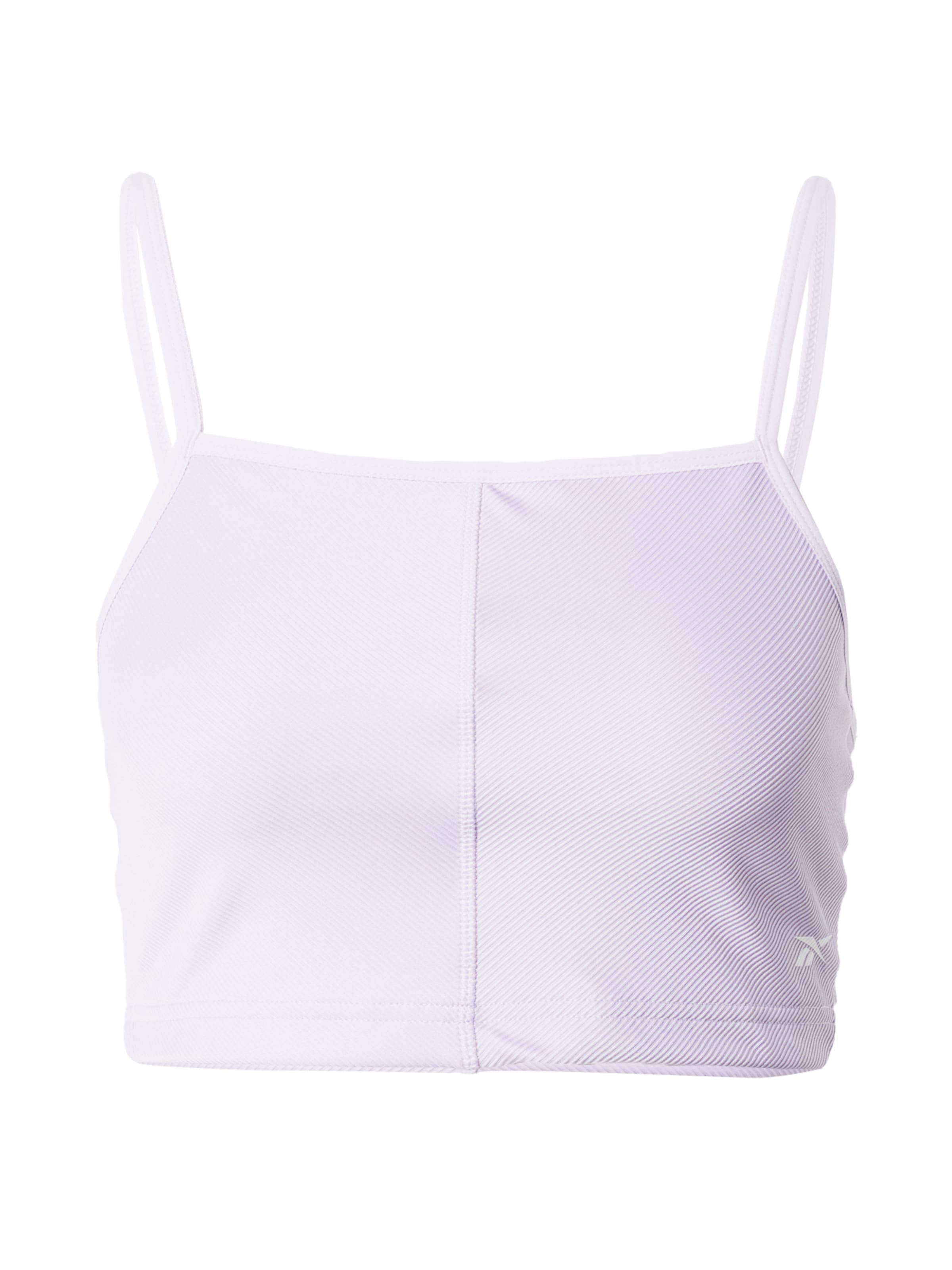 Reebok - Top deportivo en lila: frente