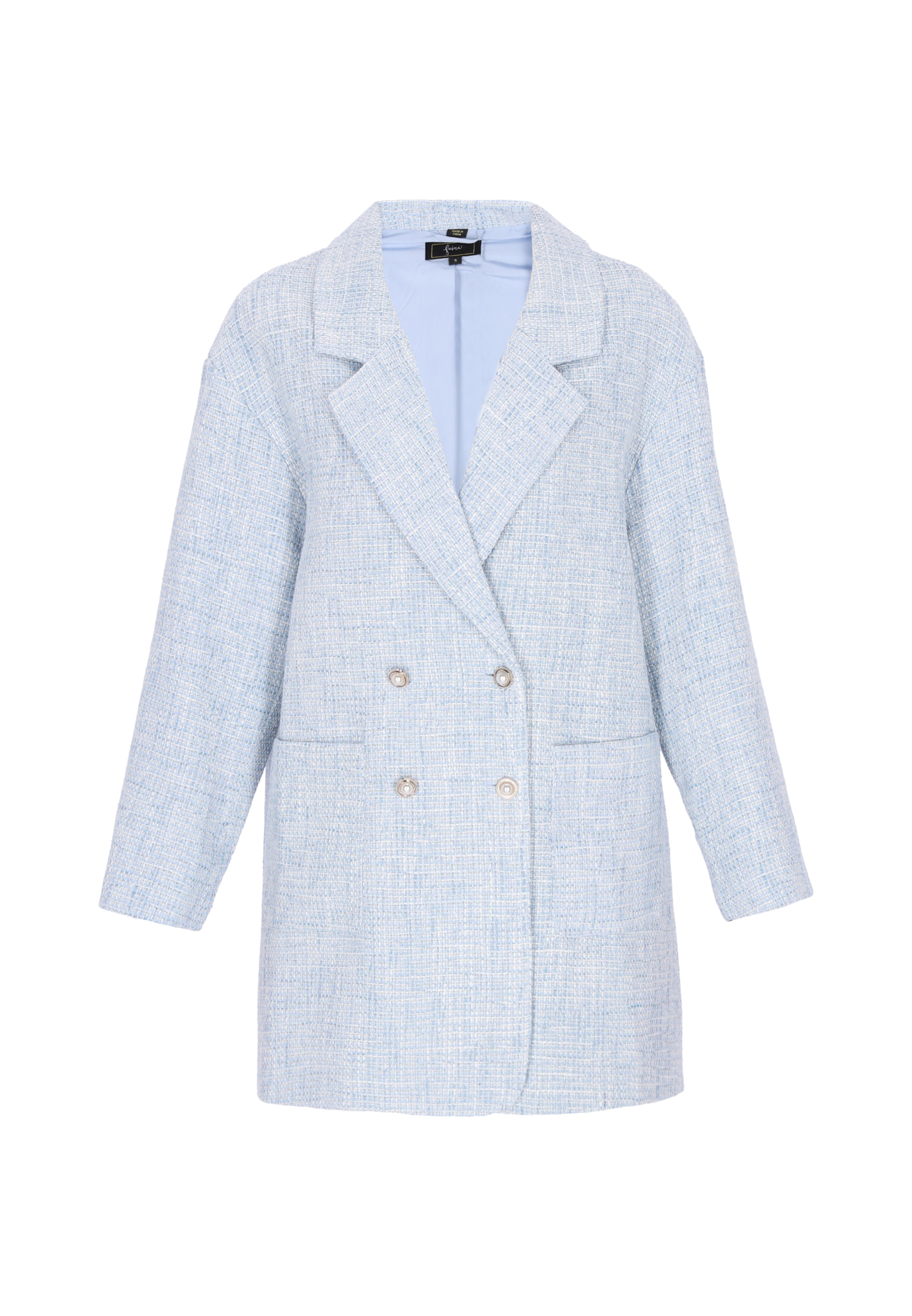faina Blazers in Blauw: voorkant