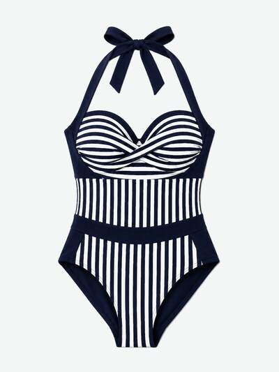 MILENKA Badeanzug 'Marine swimsuit' in XS-S/C in navy, Produktansicht