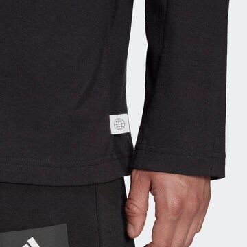 ADIDAS SPORTSWEAR Funkční tričko 'Future Icons Embroidered Badge Of Sport' – černá