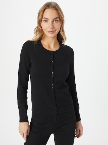 Thought Knit Cardigan 'Pollie' in Black: front