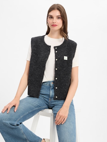 AMERICAN VINTAGE Knitted vest ' East ' in Grey