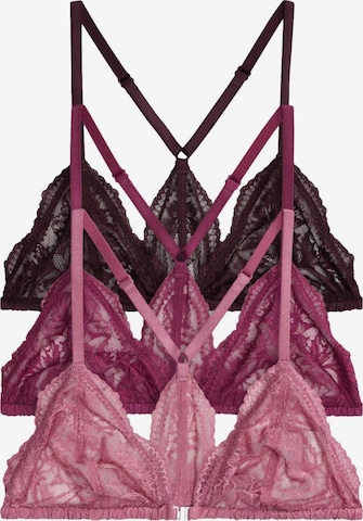 Triangle Soutien-gorge The Set en violet : devant