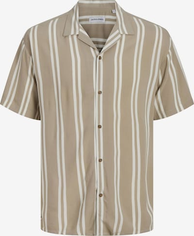 Marškiniai 'JJEJeff' iš JACK & JONES, spalva – tamsi smėlio / balta, Prekių apžvalga