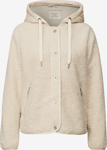 STREET ONE Jacke 'Teddy' in Beige: Vorderseite
