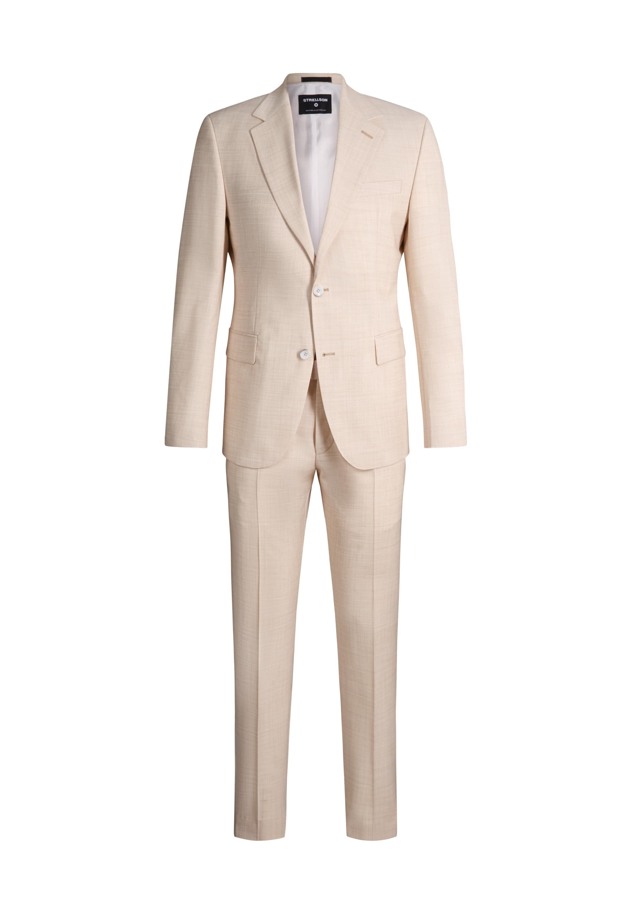 STRELLSON Slim fit Suit 'Aidan Melwin' in Beige: front