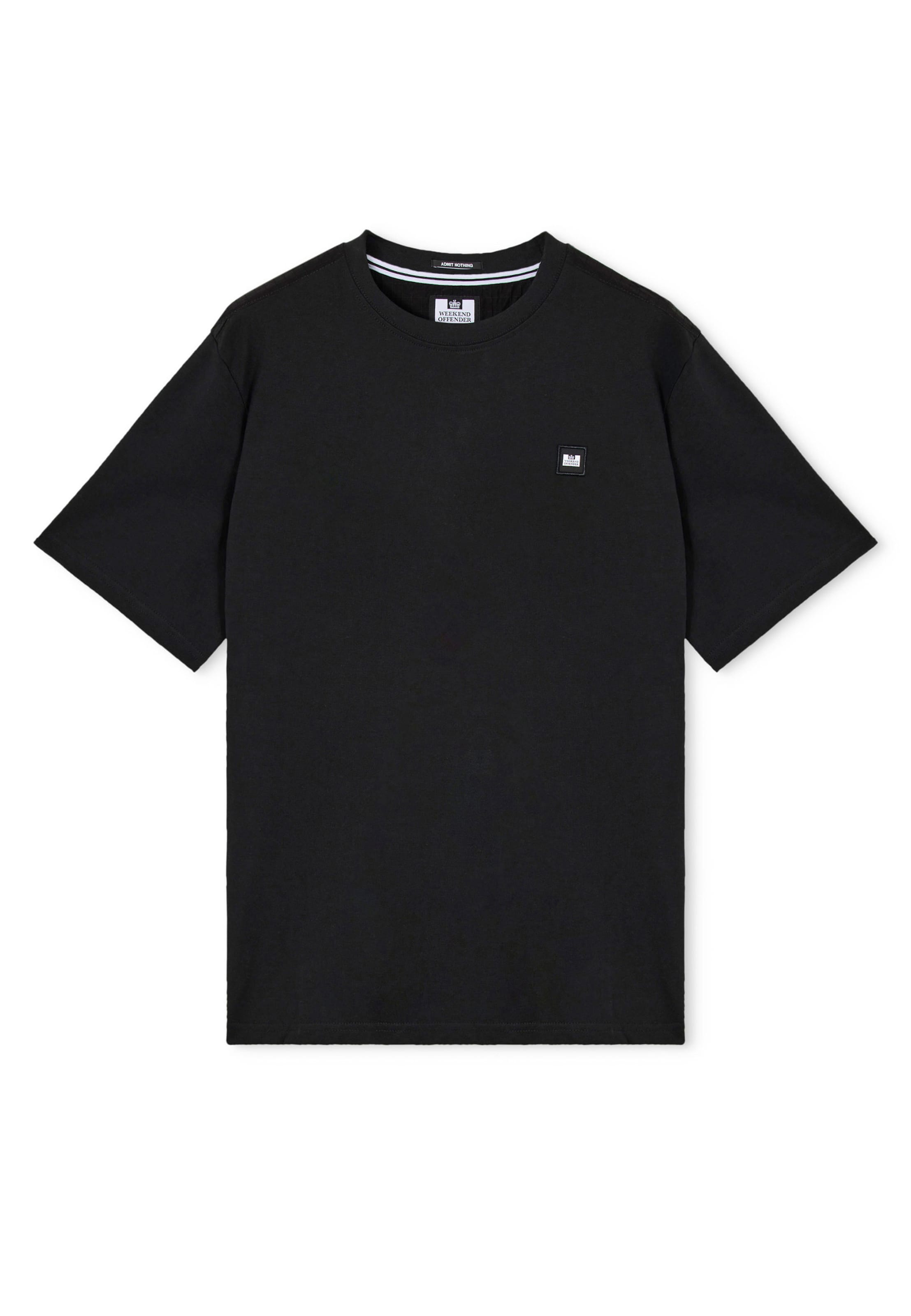 Weekend Offender T-Shirt 'Garcia' in Schwarz: Vorderseite