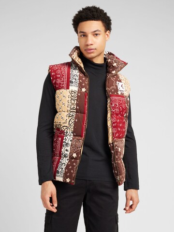 Gilet Karl Kani en mélange de couleurs : devant