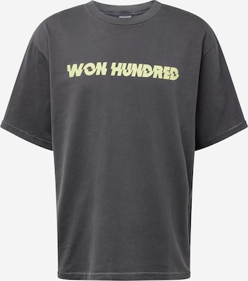 Won Hundred Shirt 'LA Staggered' in Zwart: voorkant