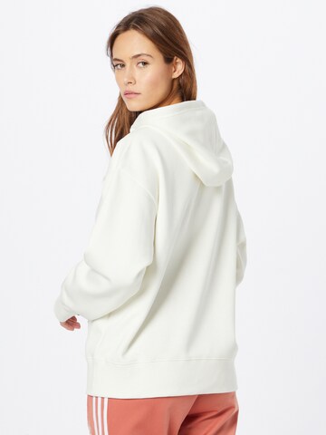 ADIDAS ORIGINALS Sweatshirt 'Trefoil Graphic Embroidery' in White