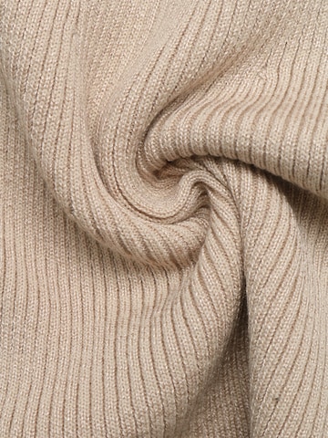MEETWEE Gebreide jurk in Beige