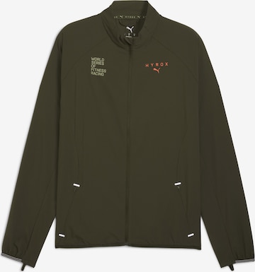 PUMA Athletic Jacket 'Puma x Hyrox Ultraweave' in Green: front