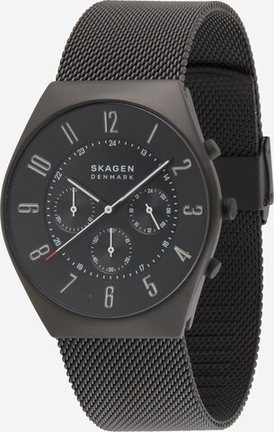 SKAGEN Analoguhr in Schwarz: predná strana