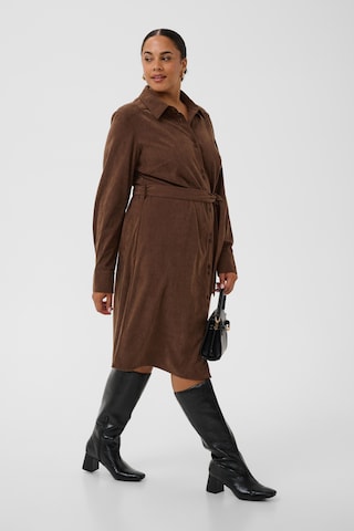 Robe 'KCFreja' KAFFE CURVE en marron