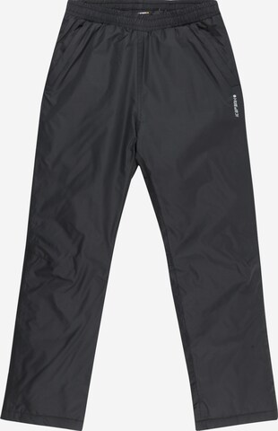 ICEPEAK Slimfit Outdoorbyxa 'KENDALL' i svart: framsida