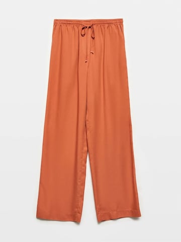 Wide Leg Pantalon Dilvin en orange : devant
