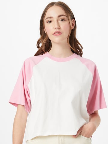 LEVI'S ® - Camiseta 'Levi's® Women's Throwback Baseball Tee' en rosa: frente