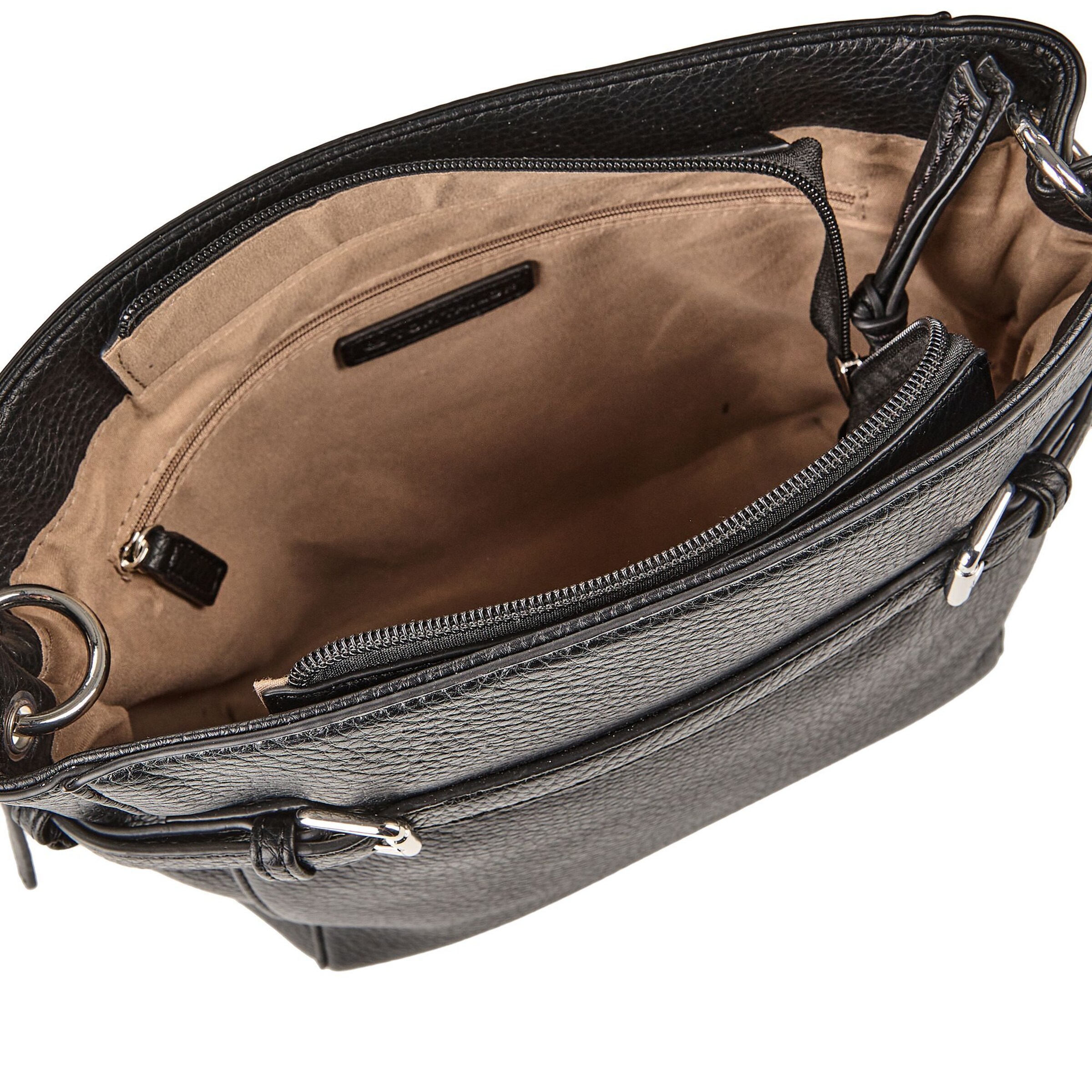 TOM TAILOR Umhängetasche 'Sora' in Schwarz