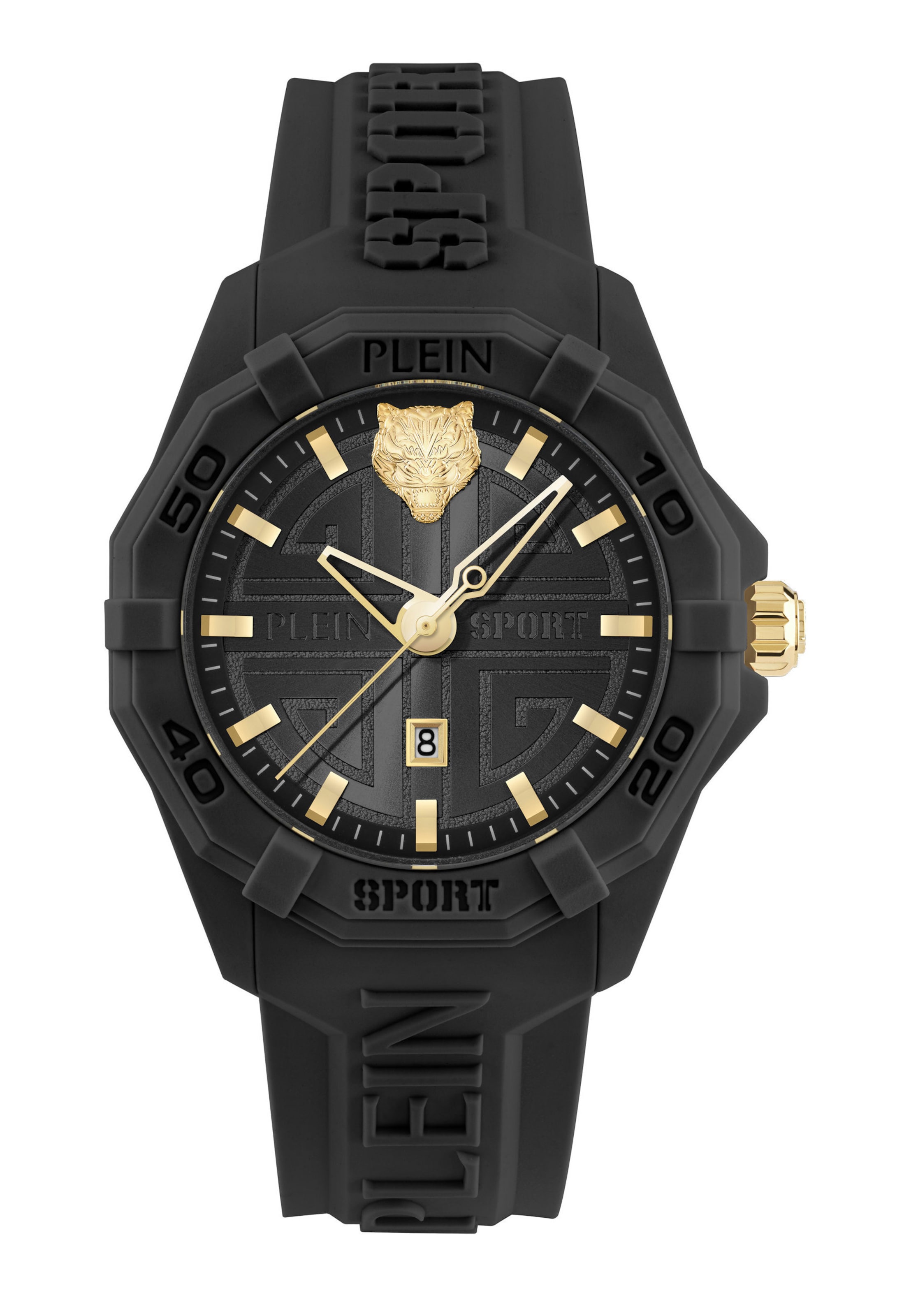 Plein Sport Analoguhr in Schwarz: Vorderseite